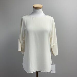 Amanda Uprichard ivory blouse, size S, NEW WITH TAGS!